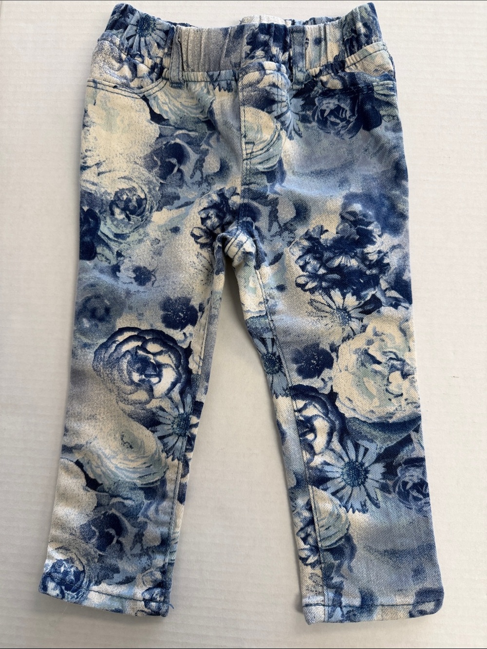 Gap Pull On Jeans Floral Denim 18-24